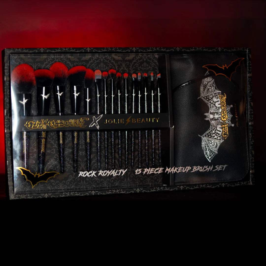Ozzy Osbourne X Jolie Beauty © - ROCK ROYALTY Makeup Brush Set - Image 5