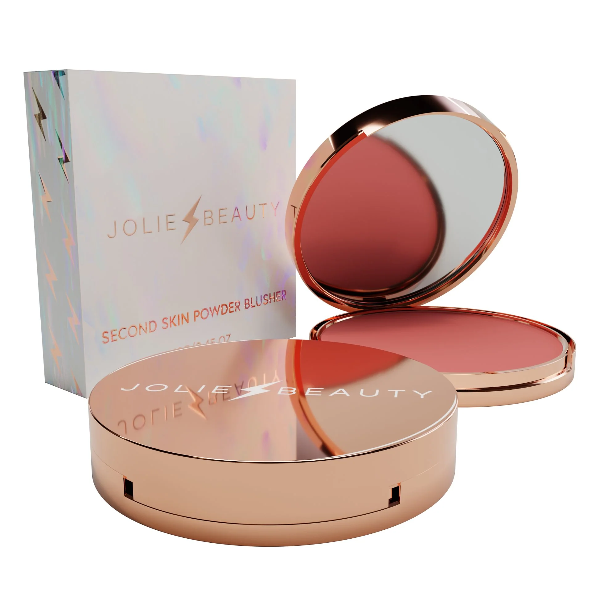 Second Skin Powder Blusher - Shade: Feelin' Peachy - Image 3